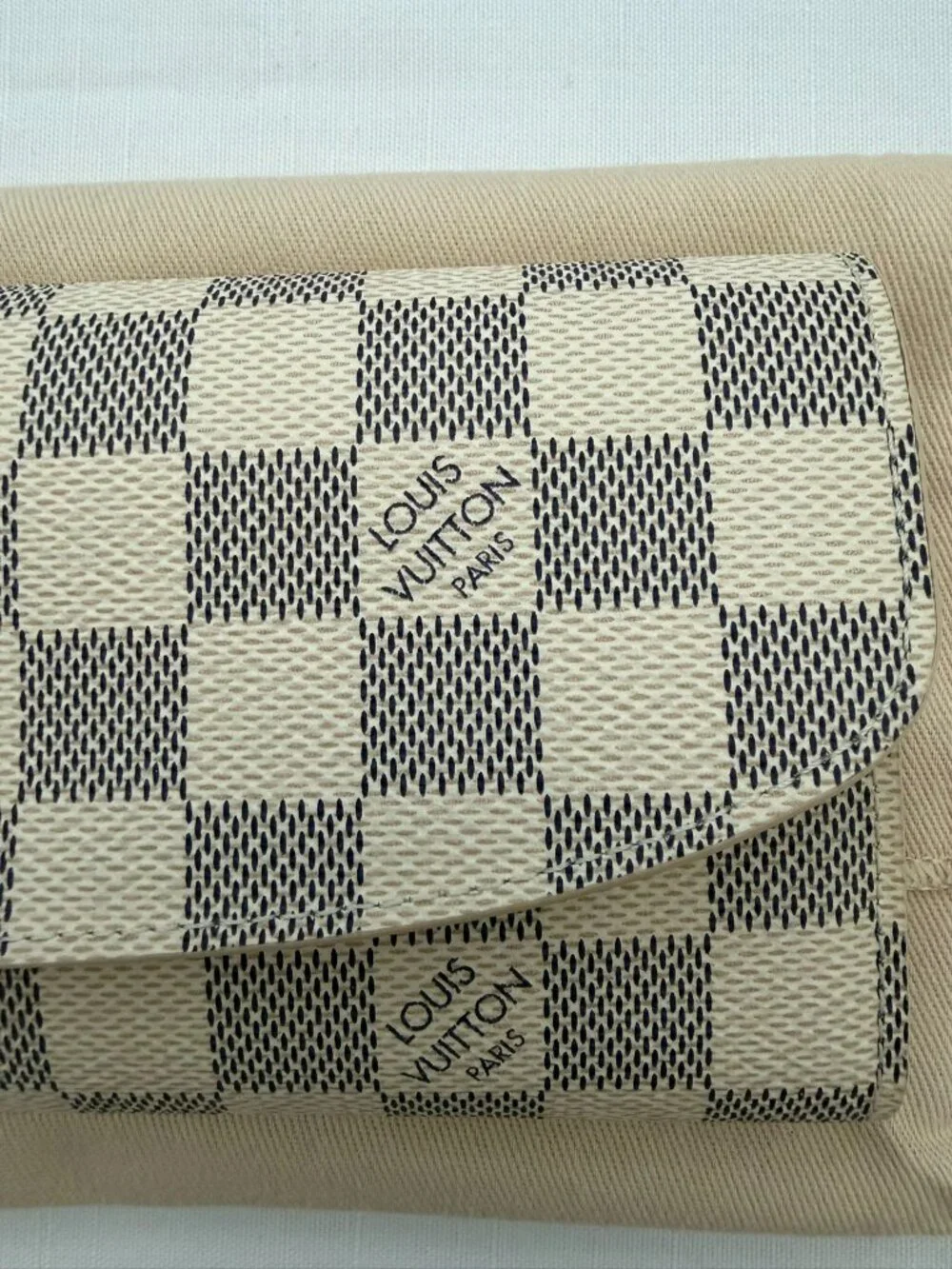 Louis Vuitton Emilie Damier N41625 Azur Canvas Wallet